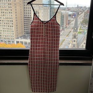 Cotton/polyester blend dress from Zara